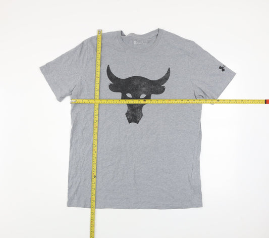 Under Armour Men’s Grey XL HeatGear Sports Graphic T-Shirt