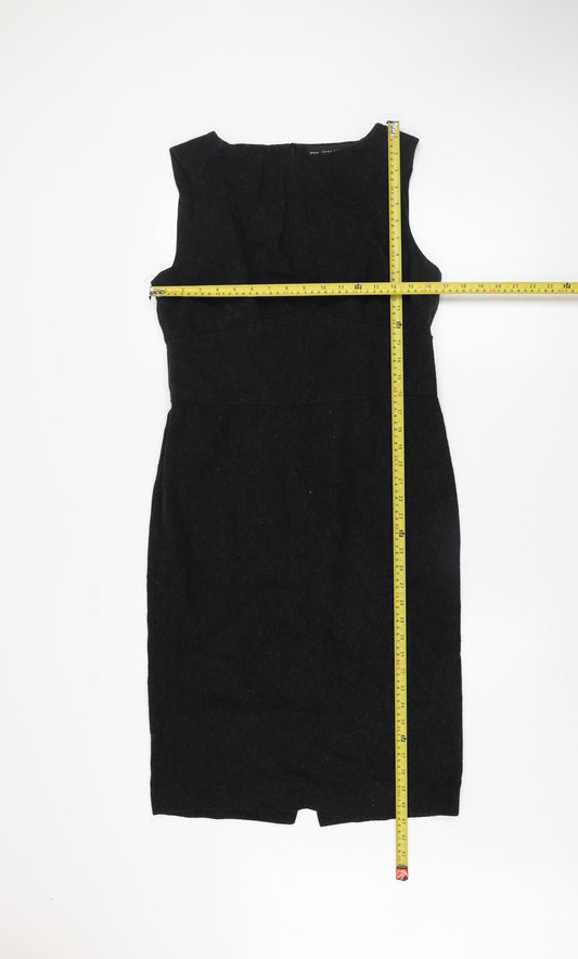 Womens UK Size 14 ZARA BASIC Sheath Dress