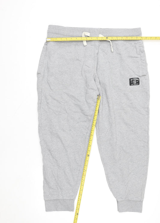 The Stronghold Men's Grey 2XL Jogger Sweatpants Elastic Waist Activewear