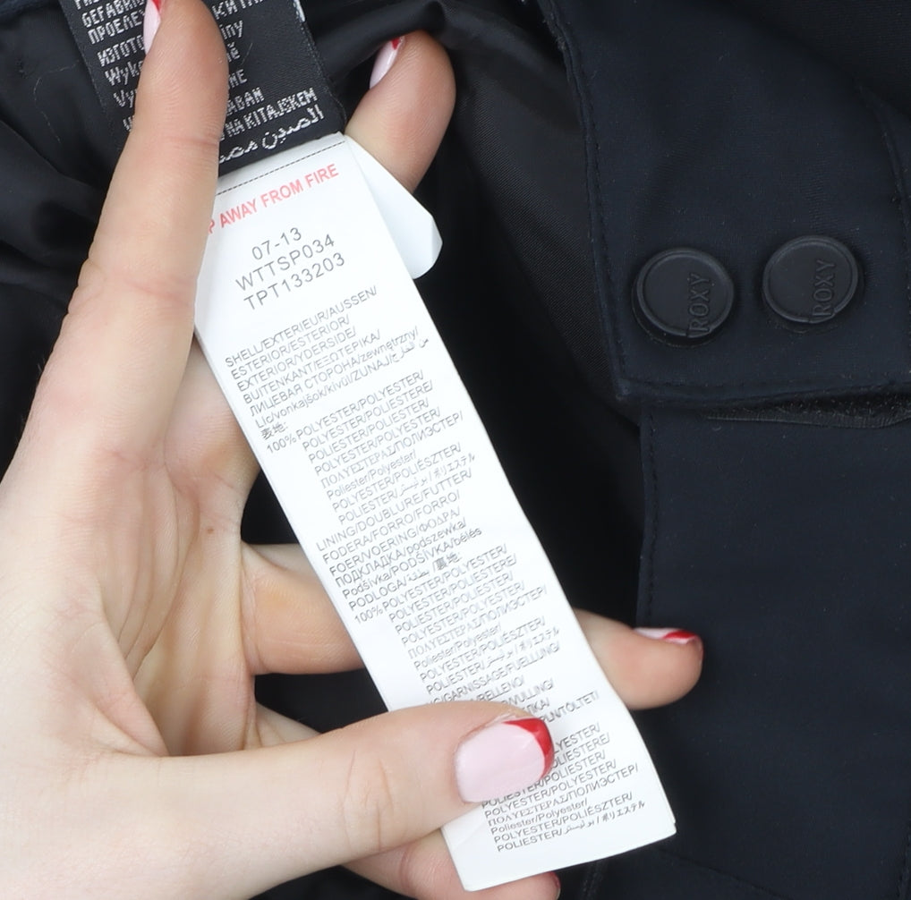 Roxy Boys Black 14 Years Snow Pants Waterproof Insulated Trousers