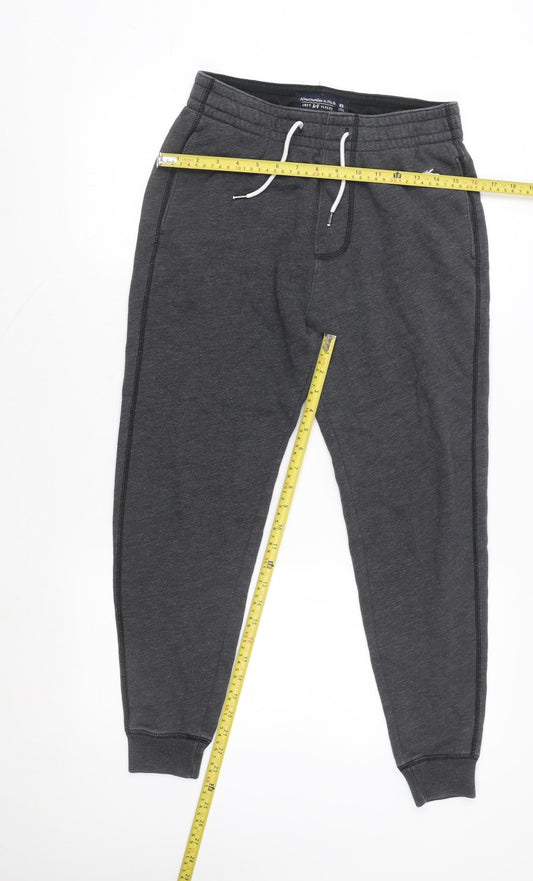 Abercrombie & Fitch Men's Grey XS Jogger Fleece Sweatpants