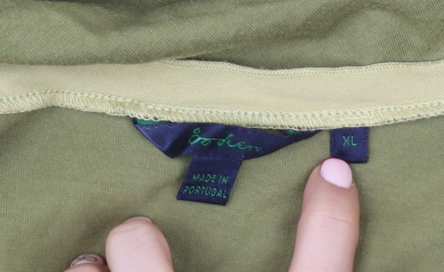 Boden Women’s Green Cotton Jersey Tank Top Size XL