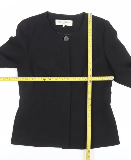Womens UK Size 10 Gerard Darel Regular Black Blazer