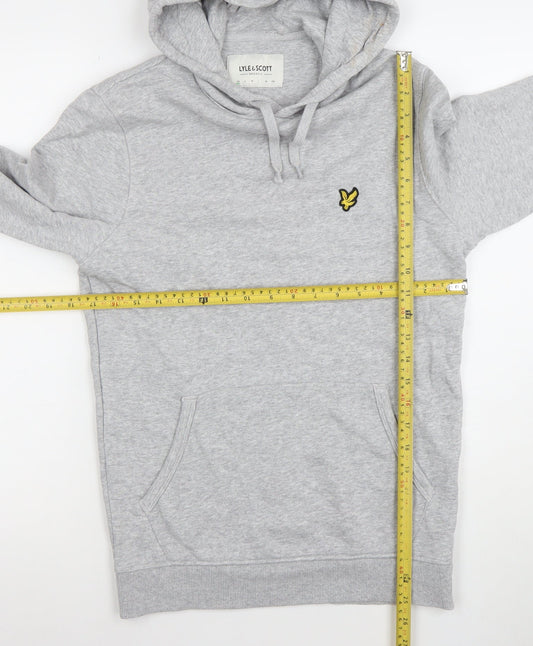 Womens UK Size XS Lyle & Scott Grey Pullover Hoodie