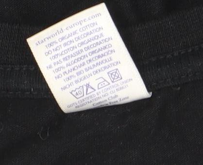 Starworld Men's Black Guinness Graphic Short Sleeve T-Shirt M