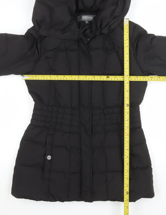 Womens UK Size XS Kenneth Cole Reaction Black Puffer Jacket