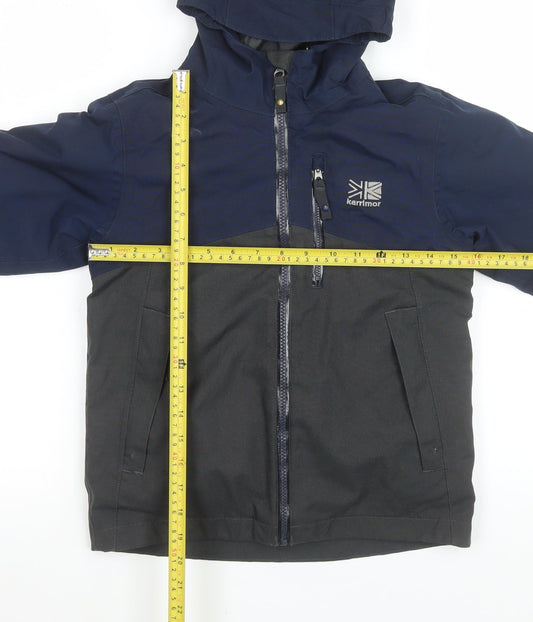 Boys UK Size 7-8 Years Karrimor Blue Puffer Jacket