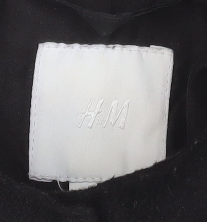 Mens UK Size XS H&M Black Basic Jacket
