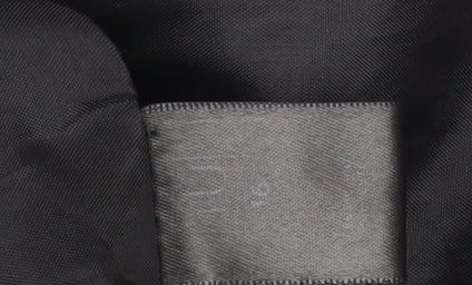 TU Women’s Black Size 16 Trench Coat Lined Mid-Length Classic Workwear