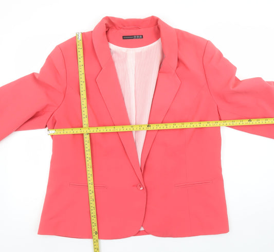 Atmosphere Women’s Pink Blazer Size 20 Single Breasted Tailored Jacket