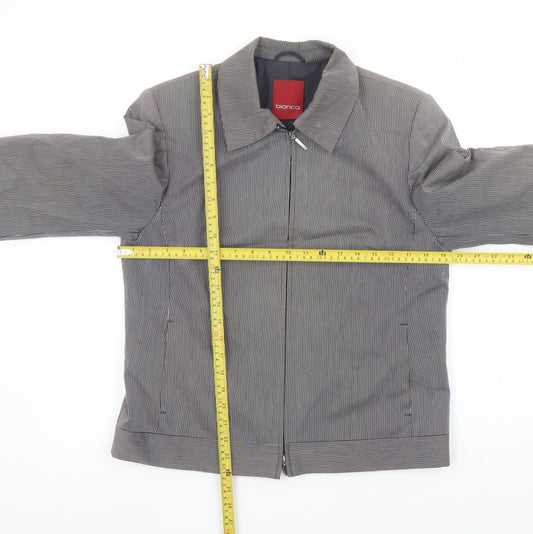 Womens UK Size 14 Bianca Grey Basic Jacket