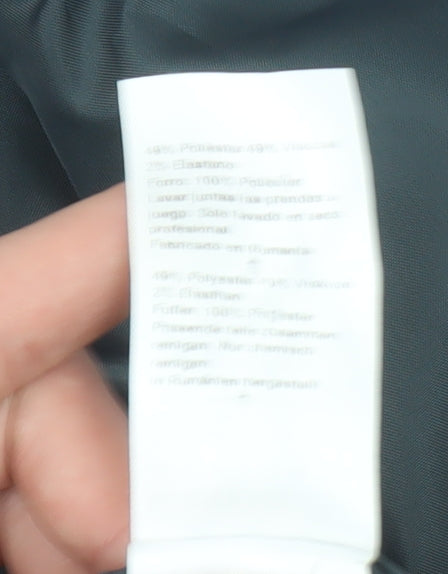 Warehouse Women Black Size 12 Tailored Blazer Jacket