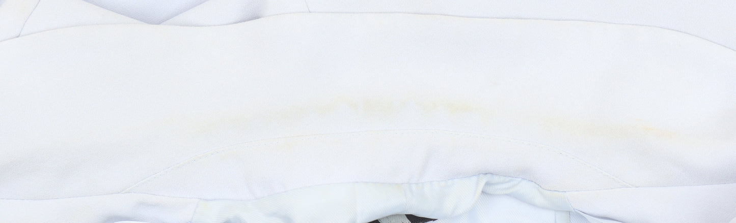 River Island Women Blue Size 14 Relaxed Fit Lined Blazer Jacket