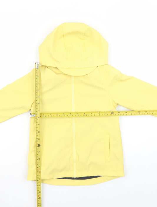 So Cute Yellow Unisex Baby 18-24 Months Waterproof Hooded Rain Coat