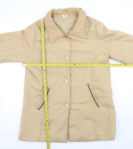 Womens UK Size 10/12 Neville Beige Overcoat