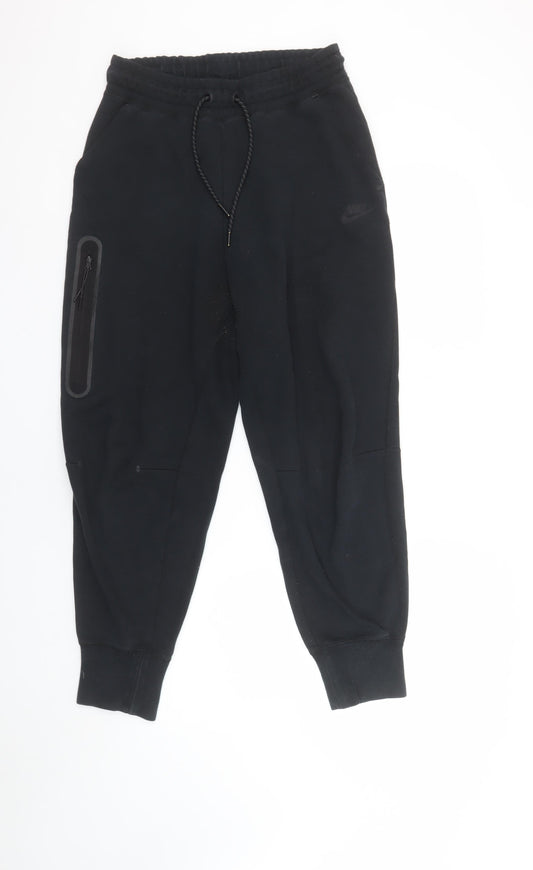 Womens UK Size S Nike Relaxed Fit Jogger Black Trousers