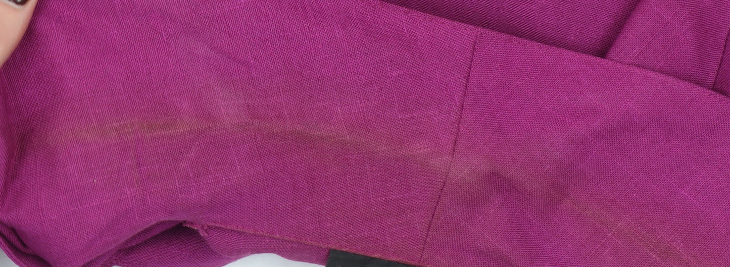 Womens UK Size 10 Sag Harbor Regular Purple Blazer