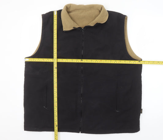 Womens UK Size L Bonmarché Black Bodywarmer