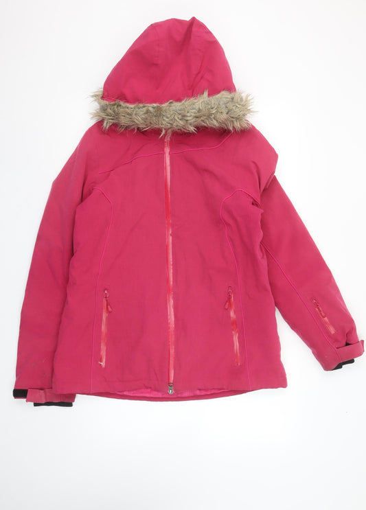 Womens UK Size 12-14 Crane Pink Ski Jacket