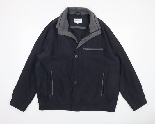 Mens UK Size L EWM Pure Classics Blue Basic Jacket