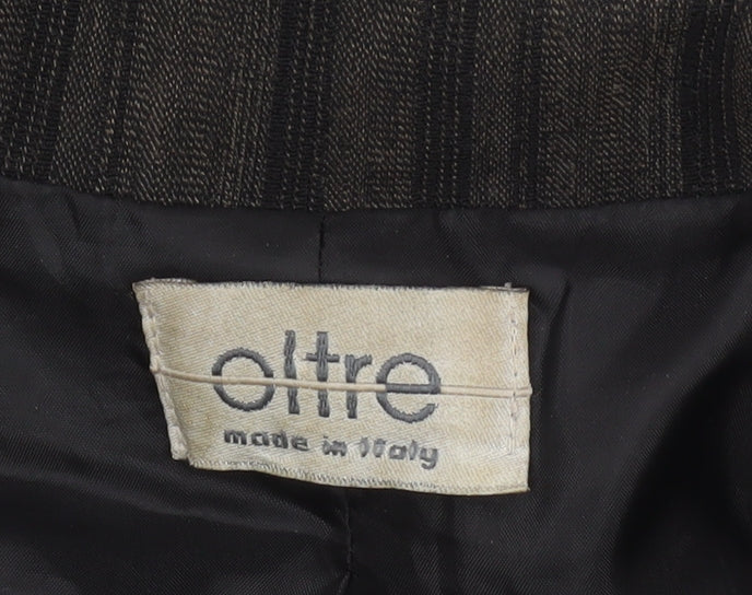Womens UK Size 16 Oltre Regular Brown Blazer