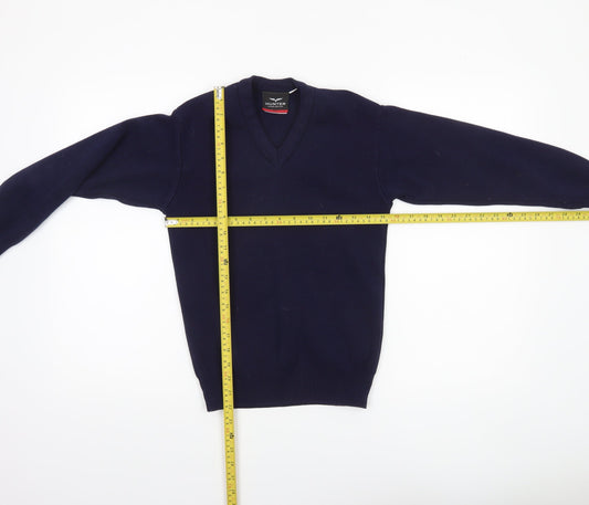 Boys UK Size 32 Hunter Blue Pullover Jumper