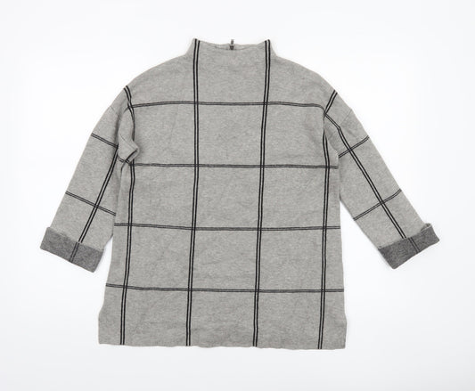 Womens UK Size S Tahari Grey Pullover Jumper