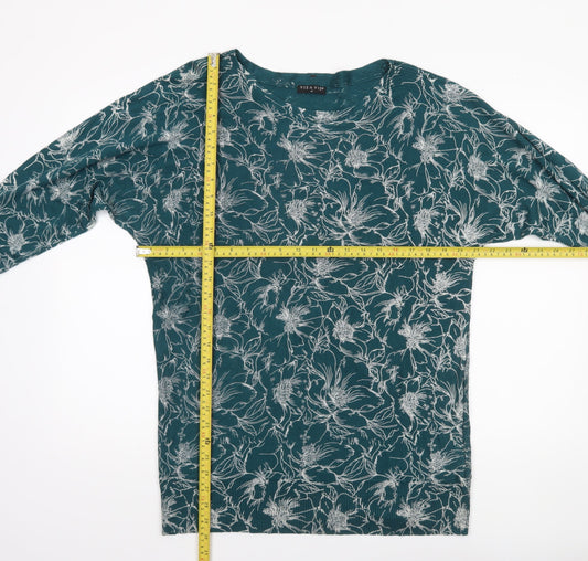 Womens UK Size M VIZ-A-VIZ Green Pullover Jumper