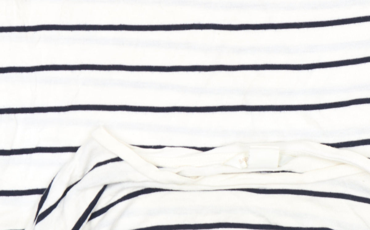 Womens UK Size M Basic White Basic T-Shirt