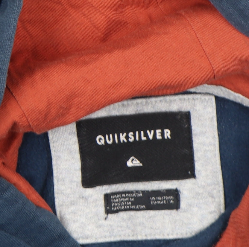 Boys UK Size 16 Years Quiksilver Multicoloured Pullover Hoodie