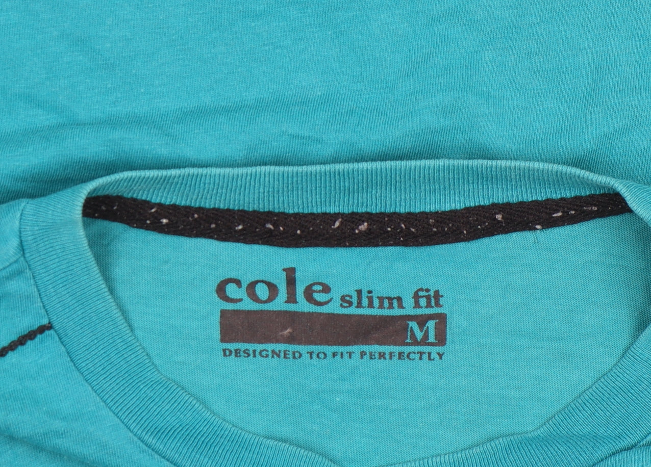 Mens UK Size M Cole Blue T-Shirt