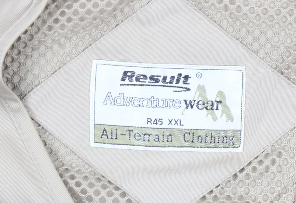 Mens UK Size 2XL Result Beige Bodywarmer