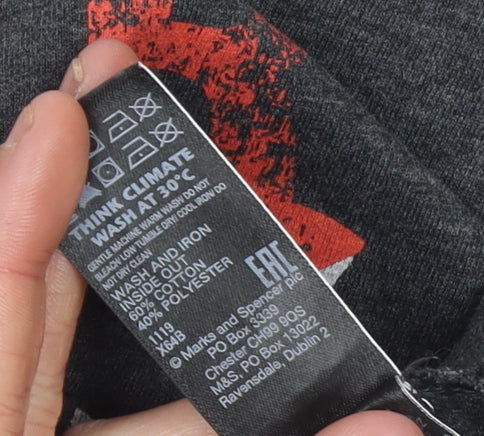 Marks and Spencer Women's Grey Sleeveless Tank Top Size 16 Activewear