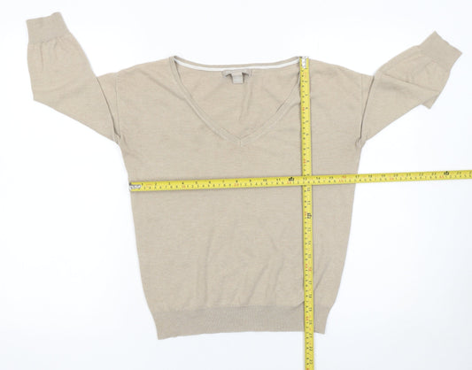 Womens UK Size XS Banana Republic Beige Pullover Jumper