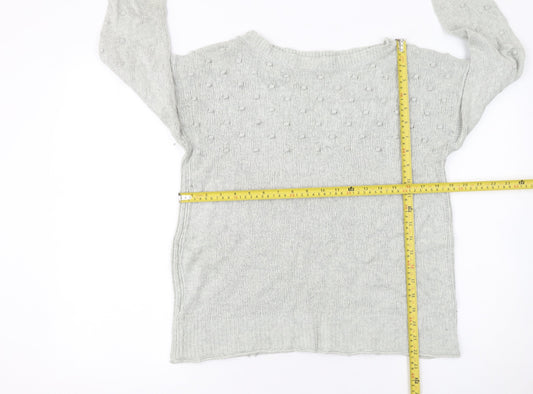 Womens UK Size 12 White Stuff Grey Pullover Jumper