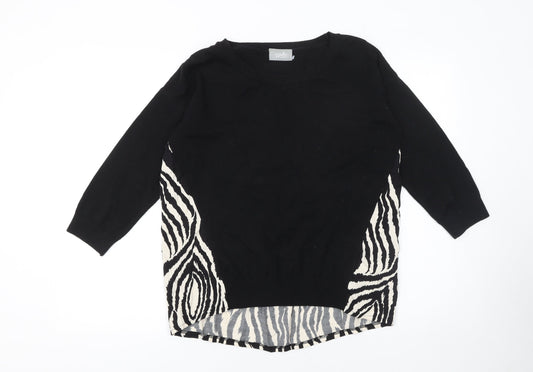 Womens UK Size S Wallis Black Pullover Jumper
