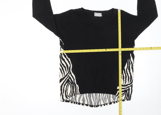 Womens UK Size S Wallis Black Pullover Jumper