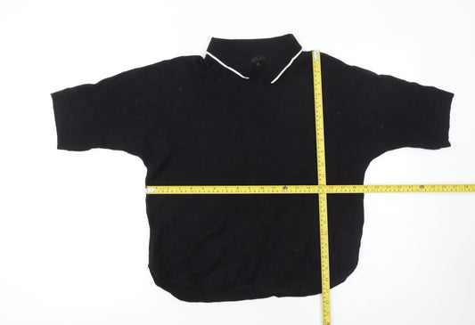 Womens UK Size 10 Ted Baker Black Pullover Jumper