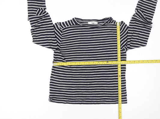 Womens UK Size 8 Mango Blue Pullover Jumper