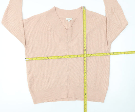 Womens UK Size L Monsoon Beige Pullover Jumper