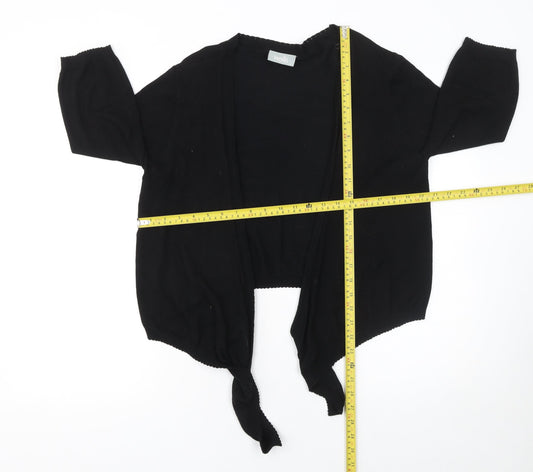 Womens UK Size 12 Wallis Black Cardigan Jumper