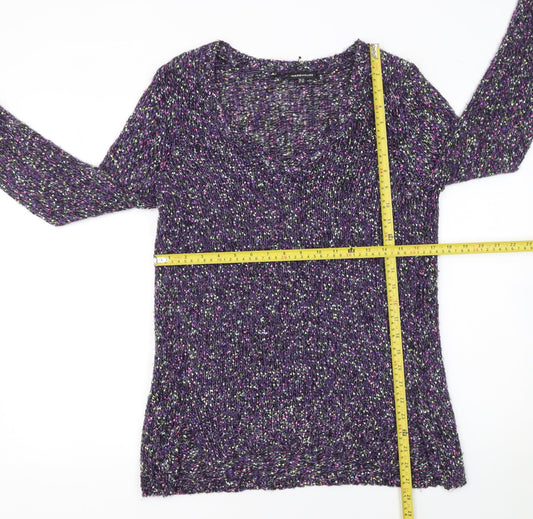 Womens UK Size 12 Warehouse Purple Pullover Jumper