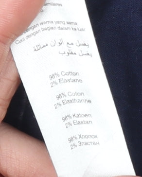 New Look Men's Blue Slim Fit Chino Shorts Size 34 Regular