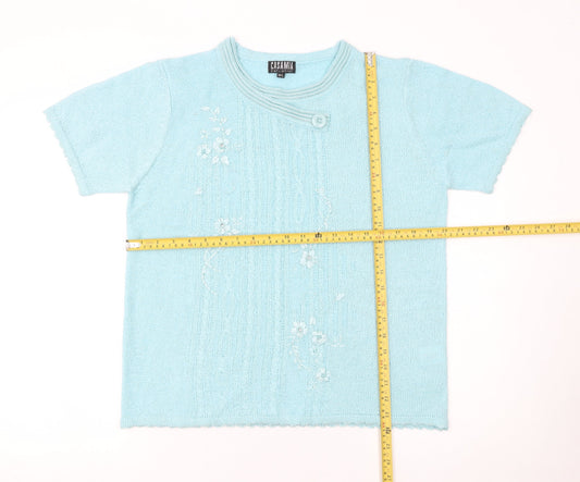 Womens UK Size M Casamia Blue Pullover Jumper