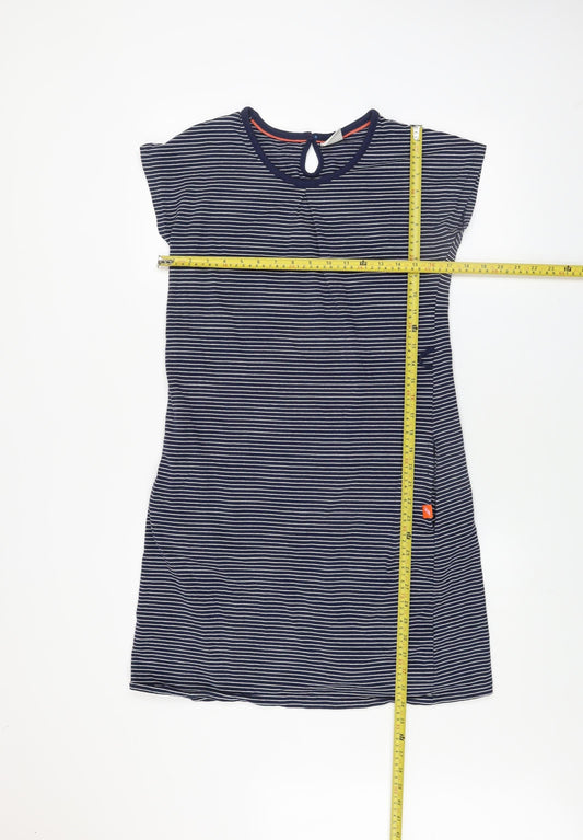 Trespass Women’s Blue Striped Size 10 T-Shirt Dress Lightweight