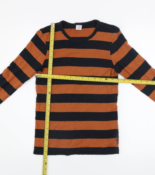 Boys UK Size 10-12 Years Polarn O. Pyret Multicoloured Basic T-Shirt
