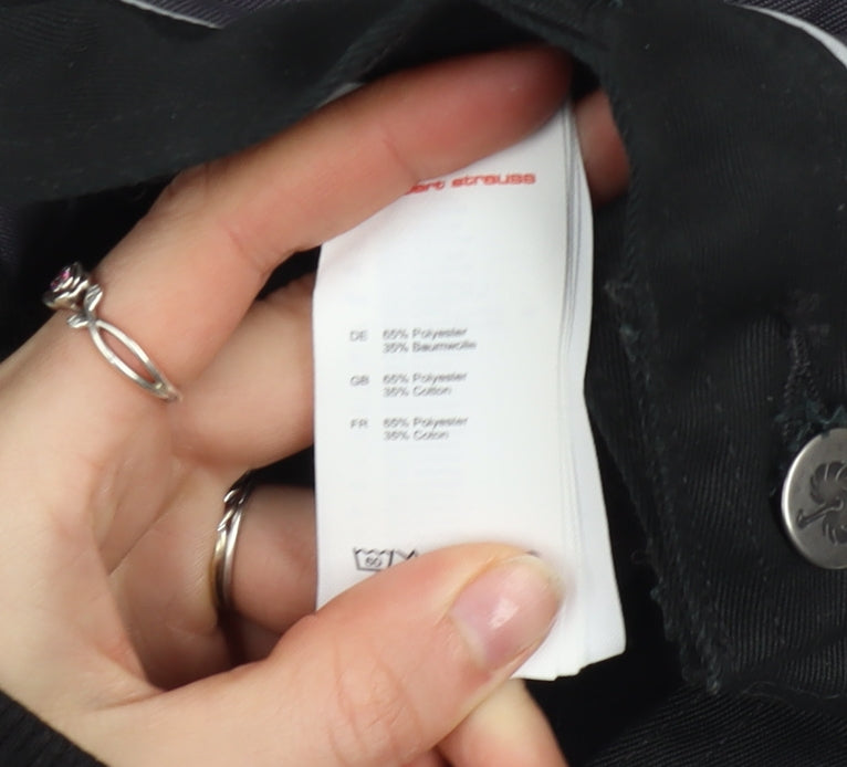 Engelbert Strauss Men’s Grey Cargo Workwear Trousers 29R Polyester Cotton