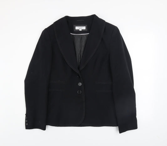 Womens UK Size 14 NEXT Regular Black Blazer
