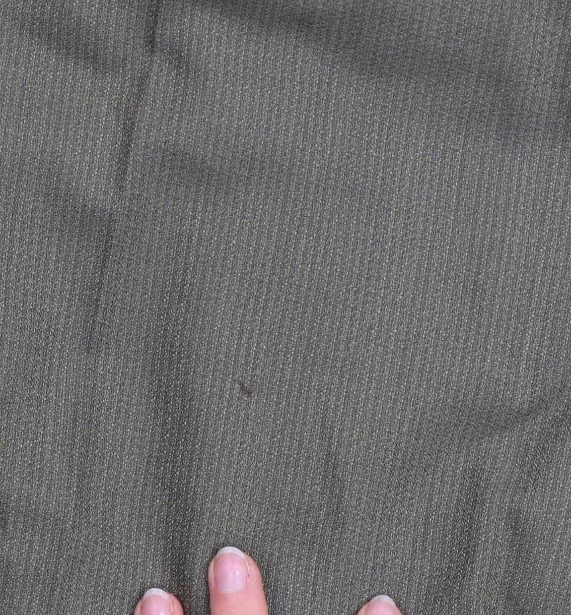 Hugo James Men's Green 40x34 Wool Blend Pleated Dress Trousers