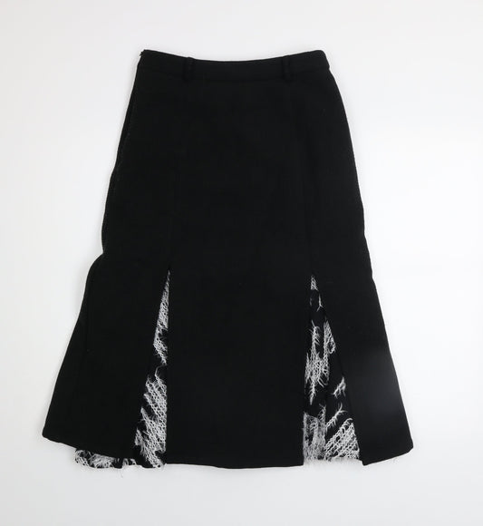 Womens UK Size M 芥薬少女居所 Trumpet Tweed Skirt